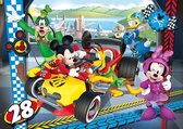 Clementoni Legpuzzel Racewagen Mickey Mouse 15 Stukjes