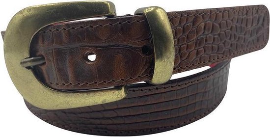 Primavera Cayman Brown  Dames riem - Broekriem Dames - Dames riem -  Dames riemen - heren riem - heren riemen - riem - riemen - Designer riem - luxe