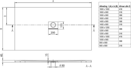 Villeroy & Boch Squaro Infinity Receveur de douche 100x100x4 cm Stone White