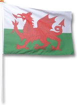 Vlag Wales 150x225 cm.