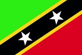 Vlag Sint Kits en Nevis 150x225 cm