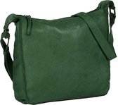 Saira Big Shoulderbag Top Zip Dark Green
