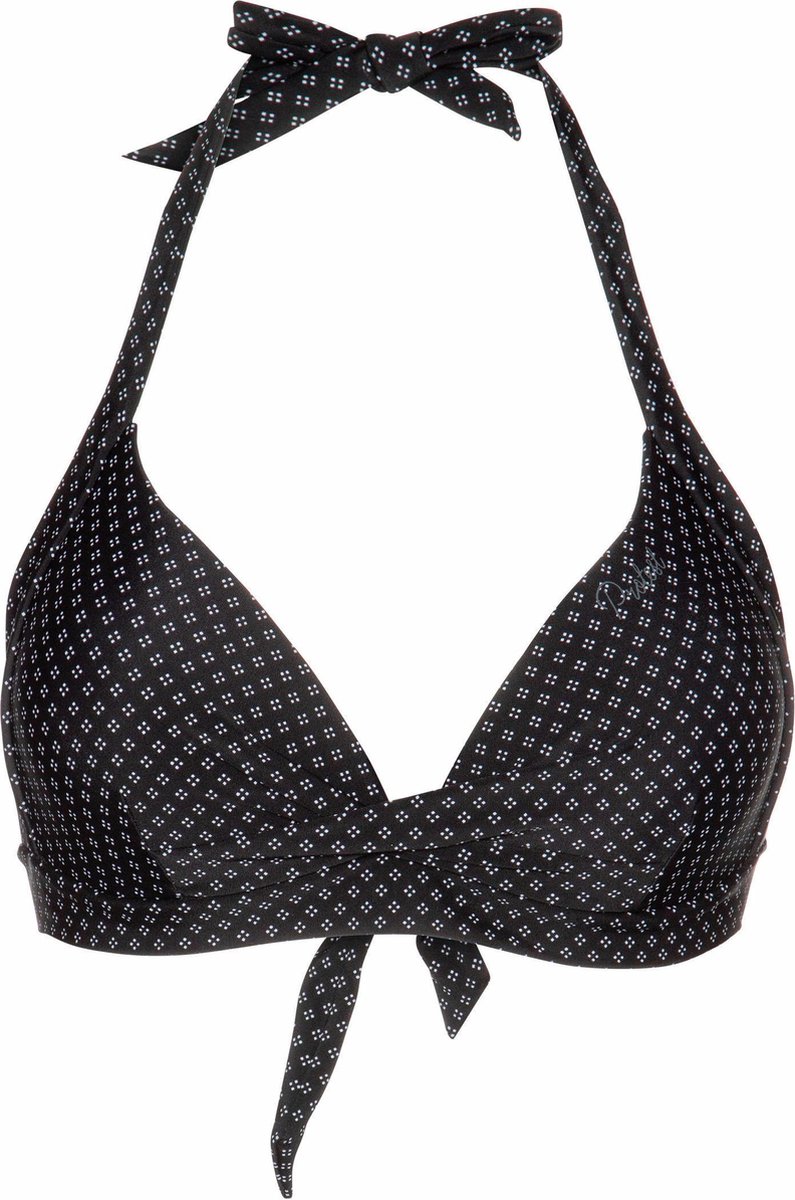 Protest Marianne – Halter bikini top Dames – C-Cup – Mix & Match Zwart