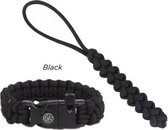 Paracord Fire-starting tool "Flaming Lizzard", Black
