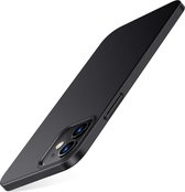 Ultra thin case geschikt voor Apple iPhone 12 Mini - 5.4 inch - zwart