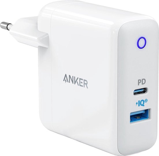 Anker PowerPort II PD with 1 PD and 1 PowerIQ 2.0 port - White