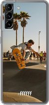 6F hoesje - geschikt voor Samsung Galaxy S21 Plus -  Transparant TPU Case - Let's Skate #ffffff