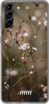 6F hoesje - geschikt voor Samsung Galaxy S21 -  Transparant TPU Case - Flower Buds #ffffff