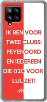 6F hoesje - geschikt voor Samsung Galaxy A42 -  Transparant TPU Case - Feyenoord - Quote #ffffff