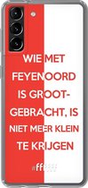 6F hoesje - geschikt voor Samsung Galaxy S21 Plus -  Transparant TPU Case - Feyenoord - Grootgebracht #ffffff