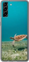 6F hoesje - geschikt voor Samsung Galaxy S21 Plus -  Transparant TPU Case - Turtle #ffffff
