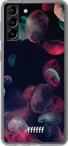 6F hoesje - geschikt voor Samsung Galaxy S21 Plus -  Transparant TPU Case - Jellyfish Bloom #ffffff