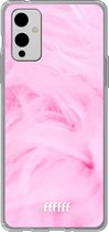 6F hoesje - geschikt voor OnePlus 9 -  Transparant TPU Case - Cotton Candy #ffffff