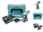 Makita DTW 190 RFJ accu slagmoersleutel 18V + 2x oplaadbare accu 3.0Ah + snellader + Makpac