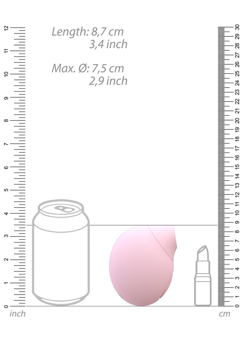 Irresistible - Seductive - Roze Luchdruk vibrator