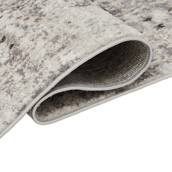 Tapiso Valley Tapis Salon Chambre Gris Clair Cadre Design Moderne Fleurs Durable Vintage Haute Qualité Tapis Taille - 200x300