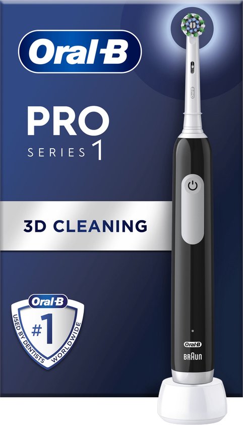 Oral-B Pro Series 1 – Zwarte – Elektrische Tandenborstel – Ontworpen Door Braun