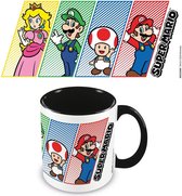 Nintendo - Mug Noir Super Mario (4 couleurs) 315ml