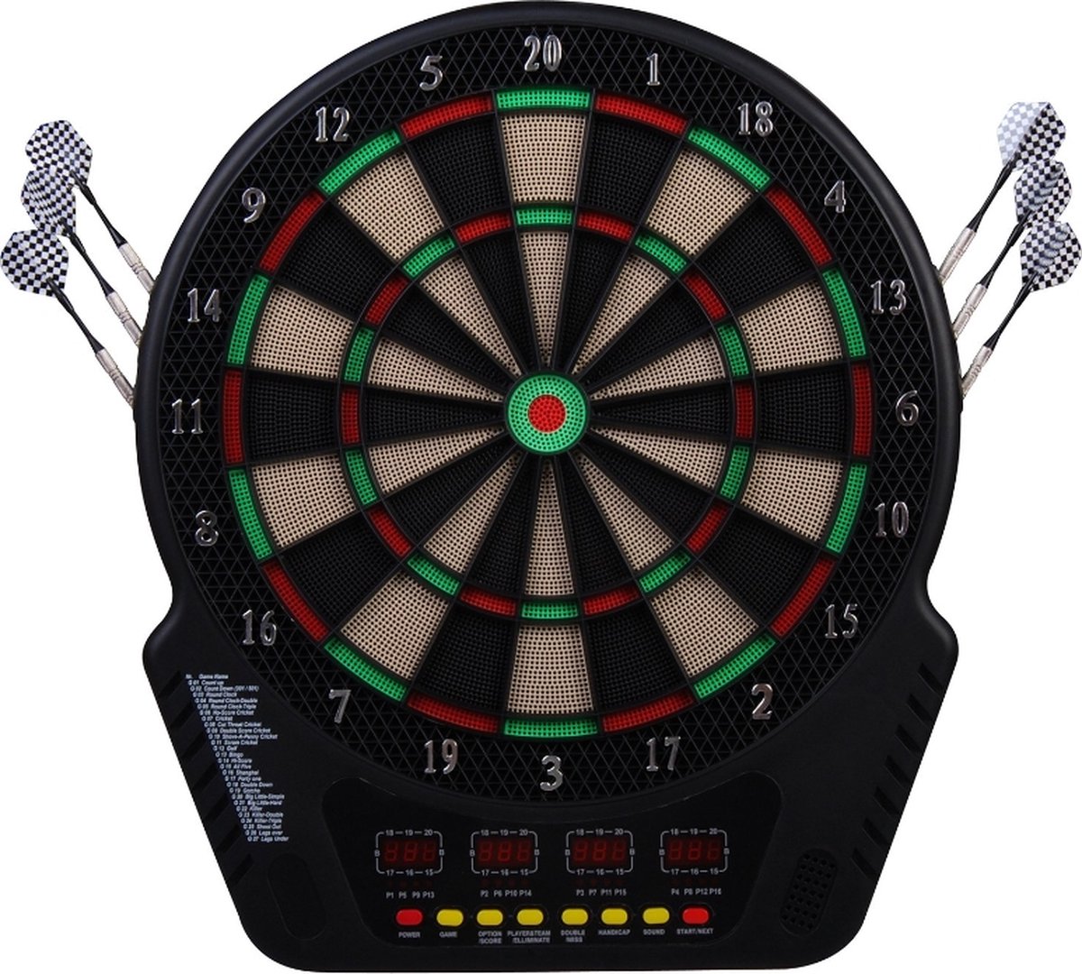 Dartbord - Darts - Darten - Speelgoed - Elektronisch dartbord - 44 x 51,5 x 3,2 cm