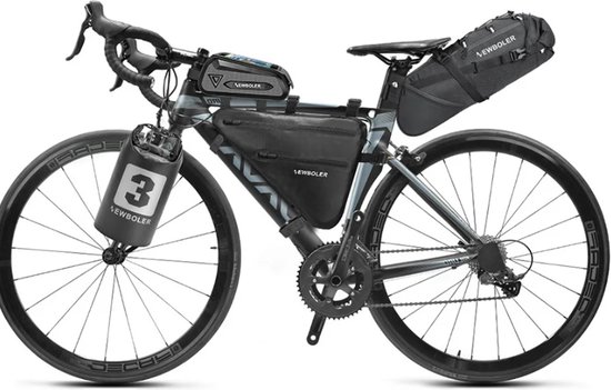 Avoir Avoir® -Waterdichte Fietsentas - 10L Capaciteit | Hoogwaardig Polyester | Aanpasbaar Ontwerp | Betrouwbare Metgezel voor Fietsavonturen