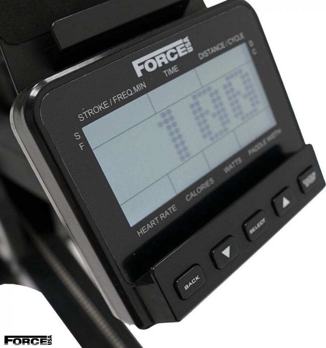 Force R3 Roeitrainer Luchtweerstand Zwart - afbeelding 3