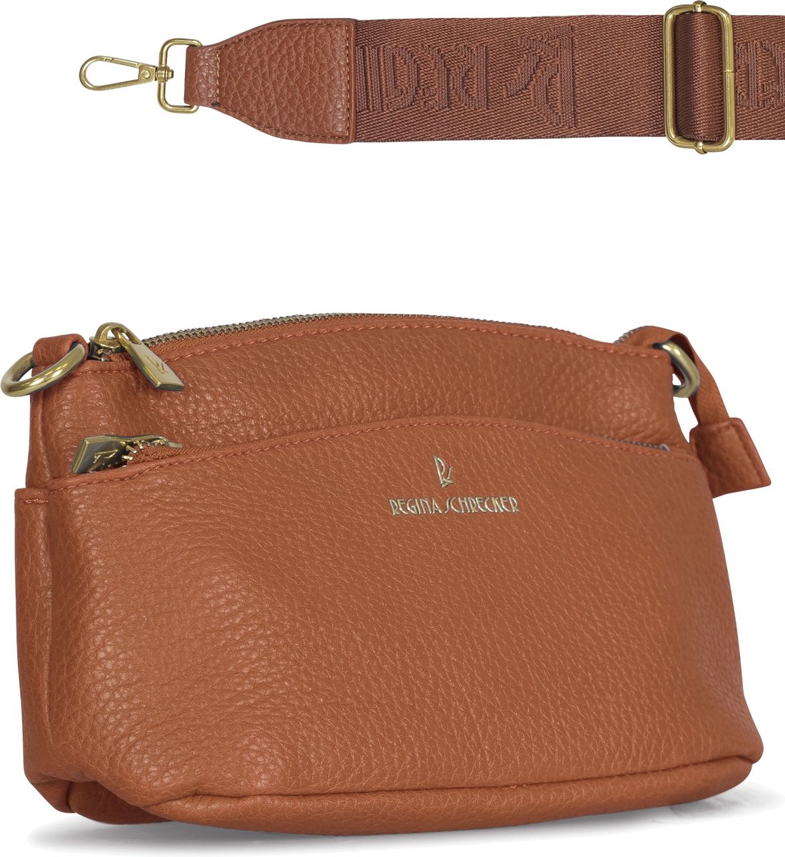 Tas Phil Camel One Size Dames | Twinkels