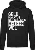 Geld maakt je niet gelukkig maar Heleen wel Dames T-shirt - geld - humor - grappig - relatie - liefde - money