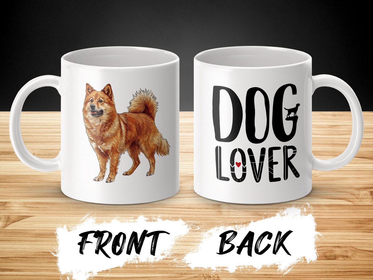 Mok Finnish Spitz dog - hond / dog lover