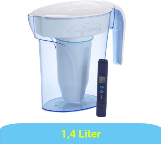 ZeroWater – 1,4 liter Waterfilter kan – met TDS meter