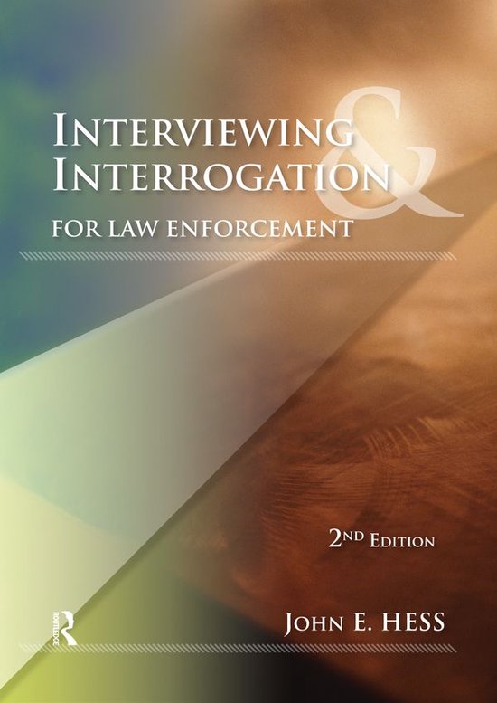 Interviewing and Interrogation for Law Enforcement - cover