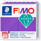FIMO effect ovenhardende boetseerklei standaard blokje 57 g - metallic lila