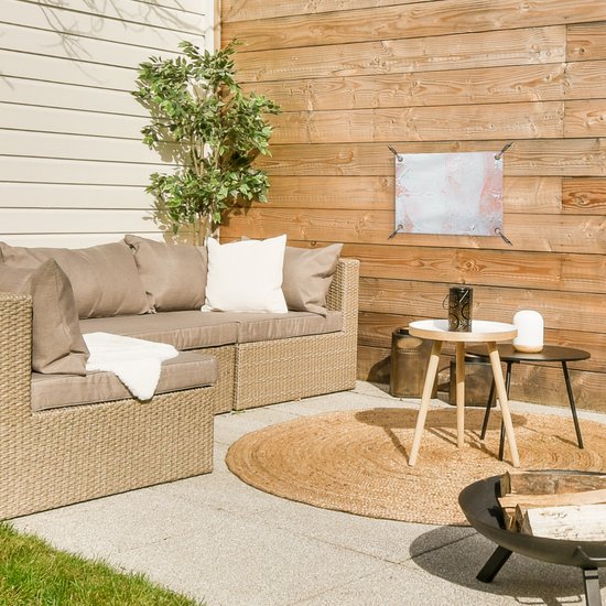 Décoration de Jardin Peinture - Abstrait - Design - 40x30 cm - Toile de jardin - Poster extérieur