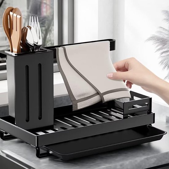 QWORK® Spoelbakorganizer, Spoelbakorganizer met Druppelbak