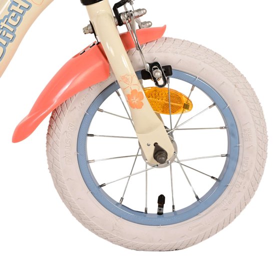 Disney Stitch Kinderfiets - Meisjes - 12 inch - Crème Koraal Blauw van Disney — afbeelding 3