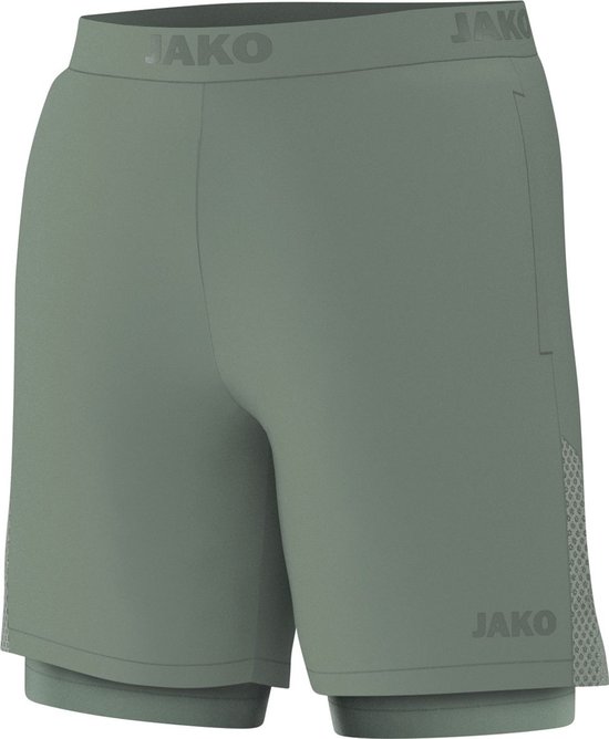 Jako Power 2-In-1 Short Heren - Mintgroen | Maat: L