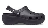 Crocs - Classic Platform Clog Women - Plateauzool Clogs - 38 - 39 - Zwart