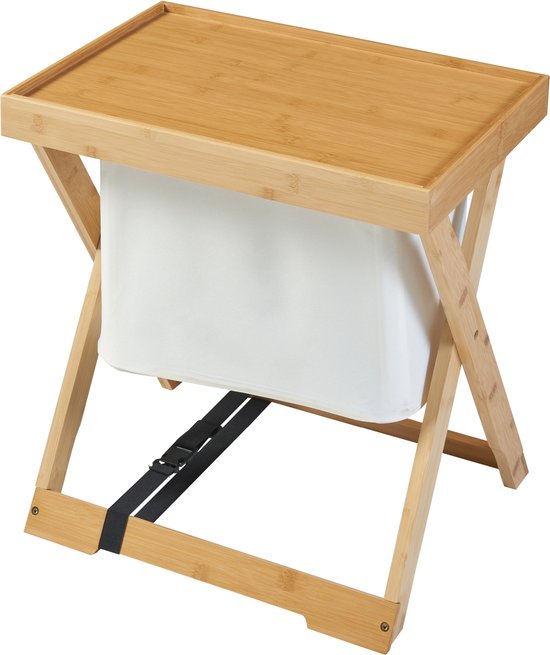 Picknicktafel Hattfjelldal opvouwbaar 53x48x32 cm bamboe van Bo-Camp — afbeelding 3