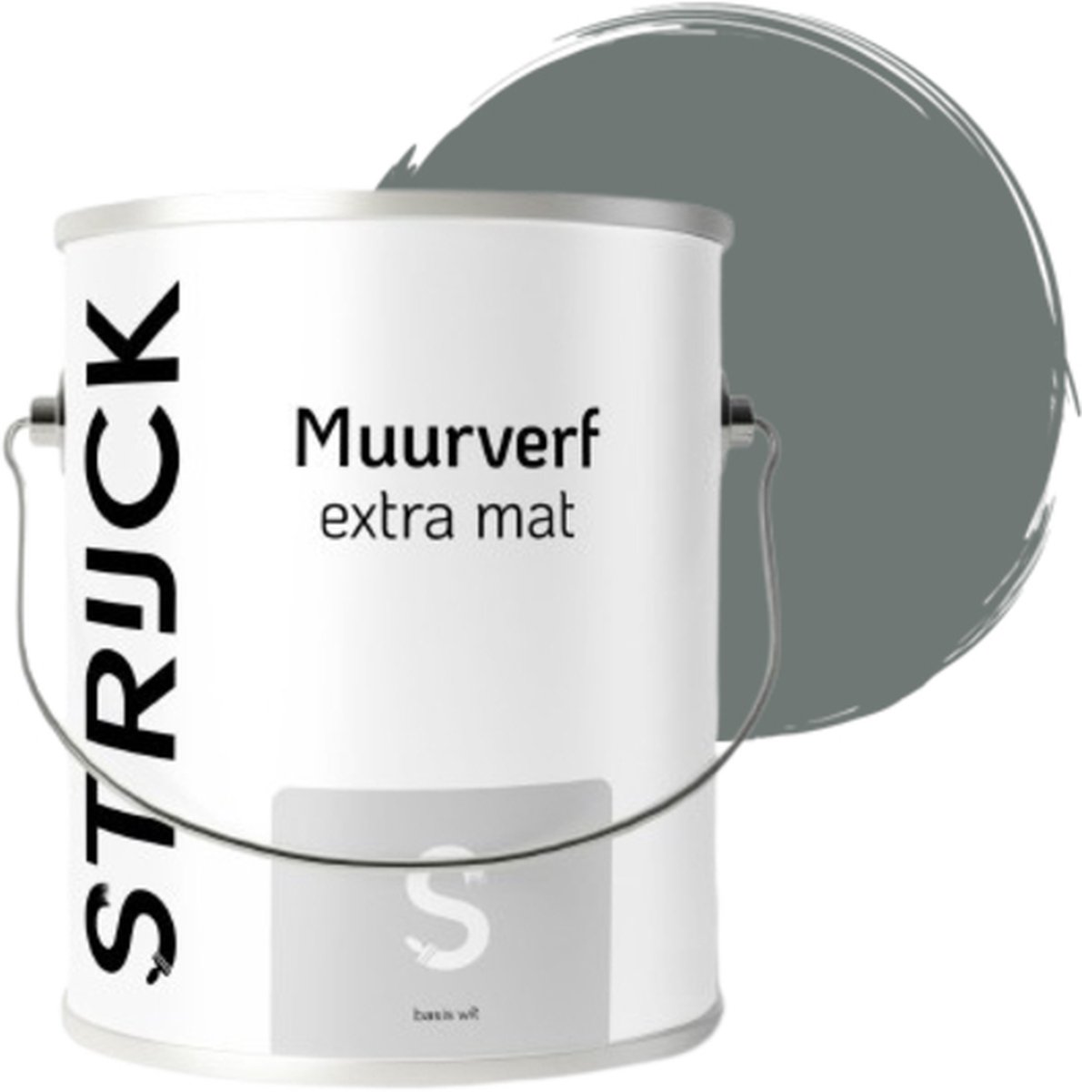 STRIJCK Muurverf Extramat - Cement - 048N-3 - 2.5 liter