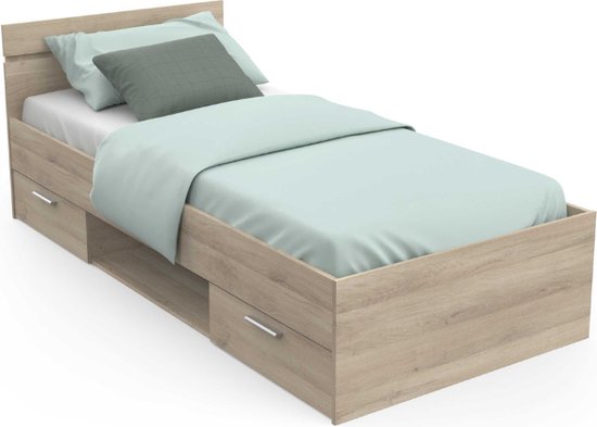 CBA - Bed Micheline 90 x - 90x200 - Bruin