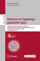 Lecture Notes in Computer Science 13794 - Advances in Cryptology – ASIACRYPT 2022