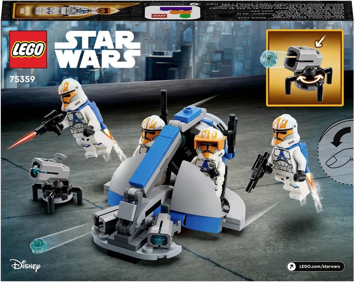 LEGO Star Wars 75359 pas cher, Pack de combat des Clone Troopers