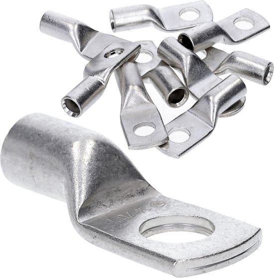 Kalitec HR35-6, commerciële buiskabelschoenen, 35 mm², M6, zonder kijkgat, Made in Germany, 10 stuks