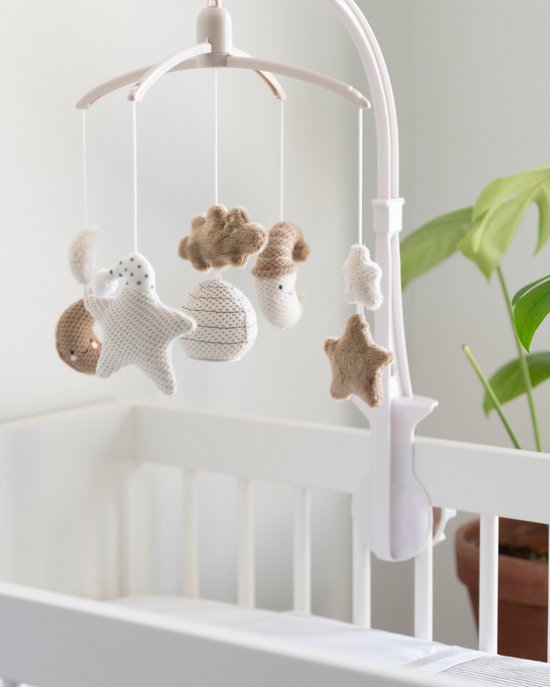 Prénatal Muziekmobiel - Little Knits Thema - Baby Box Accessoires Boxmobiel Pastel Prénatal Muziekmobiel - Little Knits Thema - Baby Box Accessoires Boxmobiel Pastel
