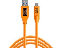 Tether Tools TetherPro USB 3.0 naar USB-C 4.6m kabel Oranje