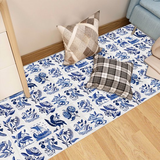 Ulticool Décoration Autocollant carrelages - Voilier Rose Vogel - 15x15 cm - 15 pièces Autocollants Stickers muraux en Feuille Adhésive Autocollants Carrelage - Carrelage Autocollant - Sticktiles - Salle de Bain - Cuisine