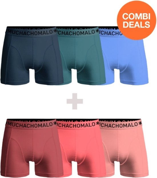 Muchachomalo Heren Boxershorts - 3 Pack - Maat L - Mannen Onderbroeken