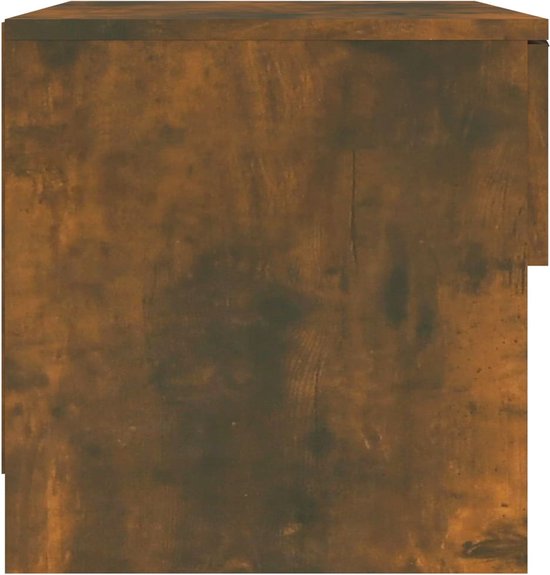 Nachtkastjes 2 st 40x30x30 cm bewerkt hout gerookt eikenkleurig