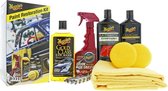 Meguiars Paint Restoration Kit (9-delig) -  Poets pakket Wax - Shampoo - Doeken - Pads Professional Detail