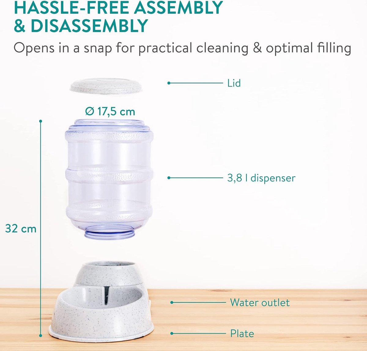 Voerautomaat Automatische Voerbak voor - afbeelding 2