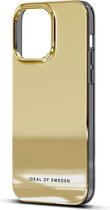 iDeal of Sweden Hoesje Geschikt voor iPhone 14 Pro Max Hoesje - iDeal of Sweden Mirror Case - goud